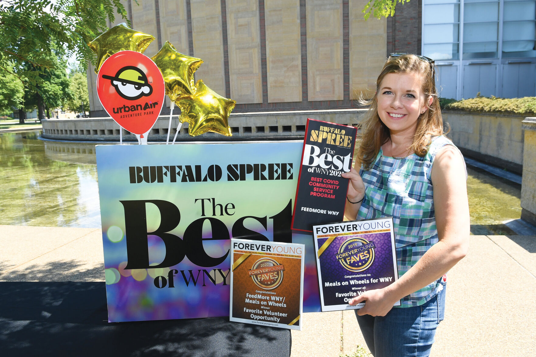 Lauren Hibit of FeedMore WNY, Best COVID Community Service Program, Favorite Volunteer Opportunity (Forever Young)